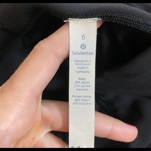 Lululemon leggings size 6
